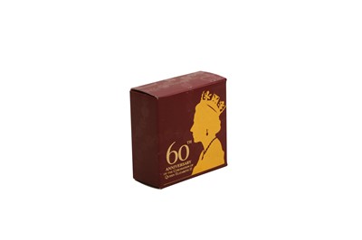 Lot 95 - A PERTH MINT 60TH ANNIVERSARY OF THE CORONATION QUATER OUNZE GOLD PROOF