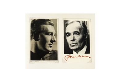 Lot 331 - Autograph Collection.- British Film and Theatre Stars 1940s-1960s