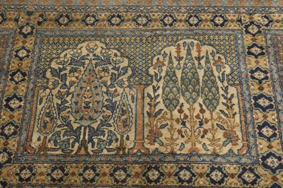 Lot 53 - A FINE TABRIZ CARPET OF GARDEN DESIGN, NORTH-WEST PERSIA