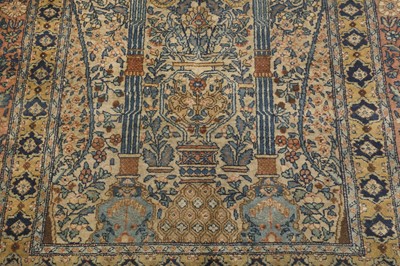 Lot 53 - A FINE TABRIZ CARPET OF GARDEN DESIGN, NORTH-WEST PERSIA