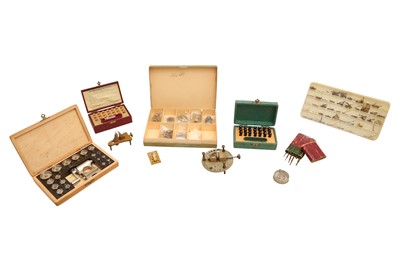 Lot 84 - A COLLECTION OF WATCH AND CLOCK REPAIRER'S TOOLS, AND AND ACCESSORIES