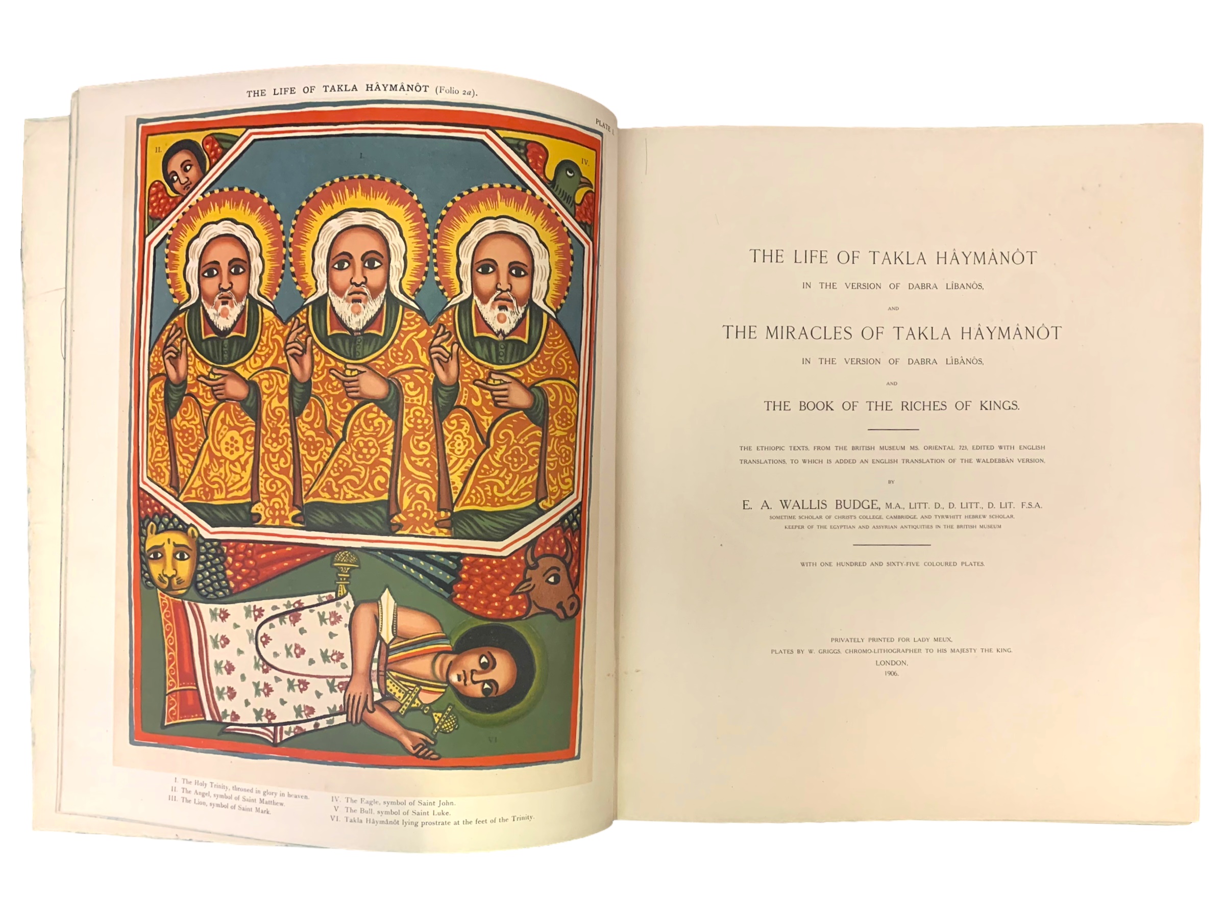 Lot 29 Budge. The Life of Takla Haymanot...2 vol.