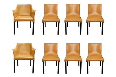 Lot 422 - A SET OF EIGHT JASPER MORRISON FOR CAPPELINI CHAIRS
