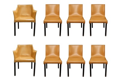 Lot 386 - A SET OF EIGHT JASPER MORRISON FOR CAPPELINI CHAIRS