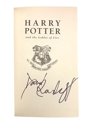 Lot 258 - Rowling. HP & the Goblet of Fire signed.2000