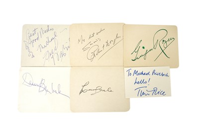 Lot 337 - Autograph Collection.- Film, Music & Entertainment