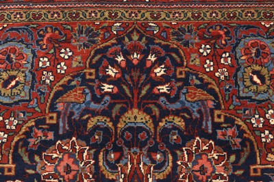 Lot 103 - A PAIR OF FINE KASHAN RUGS, CENTRAL PERSIA