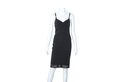 Lot 514 - Dolce & Gabbana Black Bustier Dress - Size 42
