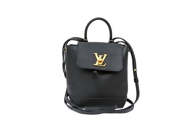 Lot 407 - Louis Vuitton Black Lockme Mini Backpack