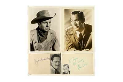 Lot 362 - Autograph Collection.-Vintage Film & Entertainment, 1940s-1970s