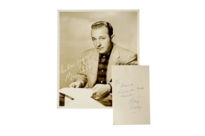 Lot 357 - Autograph Collection.- Vintage Film and Entertainment, 1940s-1960s