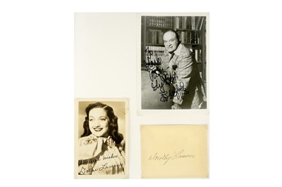 Lot 357 - Autograph Collection.- Vintage Film and Entertainment, 1940s-1960s