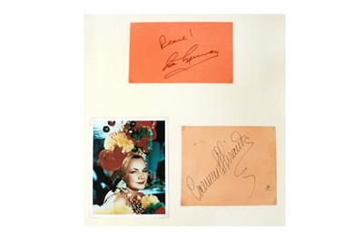 Lot 354 - Autograph Collection.- Vintage Film & Entertainment, 1930s-1980s
