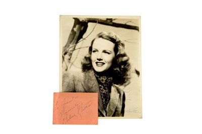 Lot 354 - Autograph Collection.- Vintage Film & Entertainment, 1930s-1980s