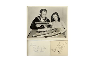 Lot 355 - Autograph Collection.- Vintage Film and Entertainment 1930s-1960s