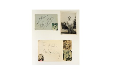 Lot 356 - Autograph Collection.- Vintage Film and Entertainment 1930s-1960s
