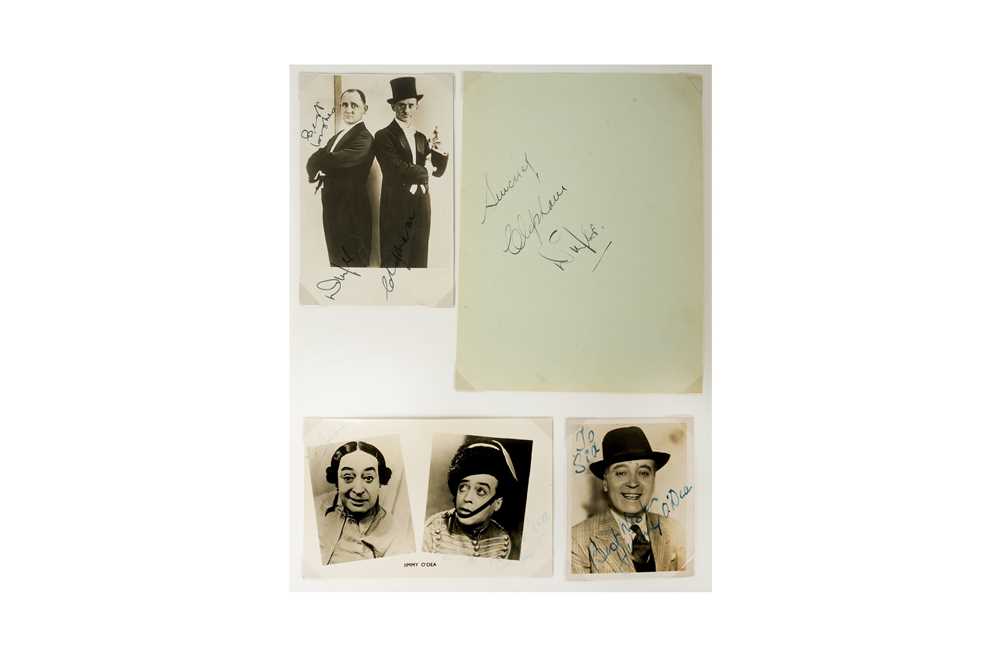 Lot 358 - Autograph Collection.- Vintage Music Hall and Radio, 1930s-1950s