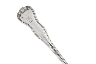 Lot 306 - An early Victorian sterling silver soup ladle, London 1837 by William Eaton