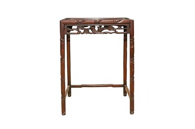 Lot 155 - A CHINESE SMALL HARDWOOD TABLE