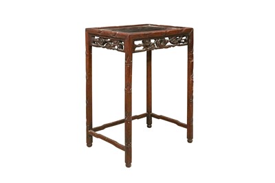 Lot 1416 - A CHINESE SMALL HARDWOOD TABLE