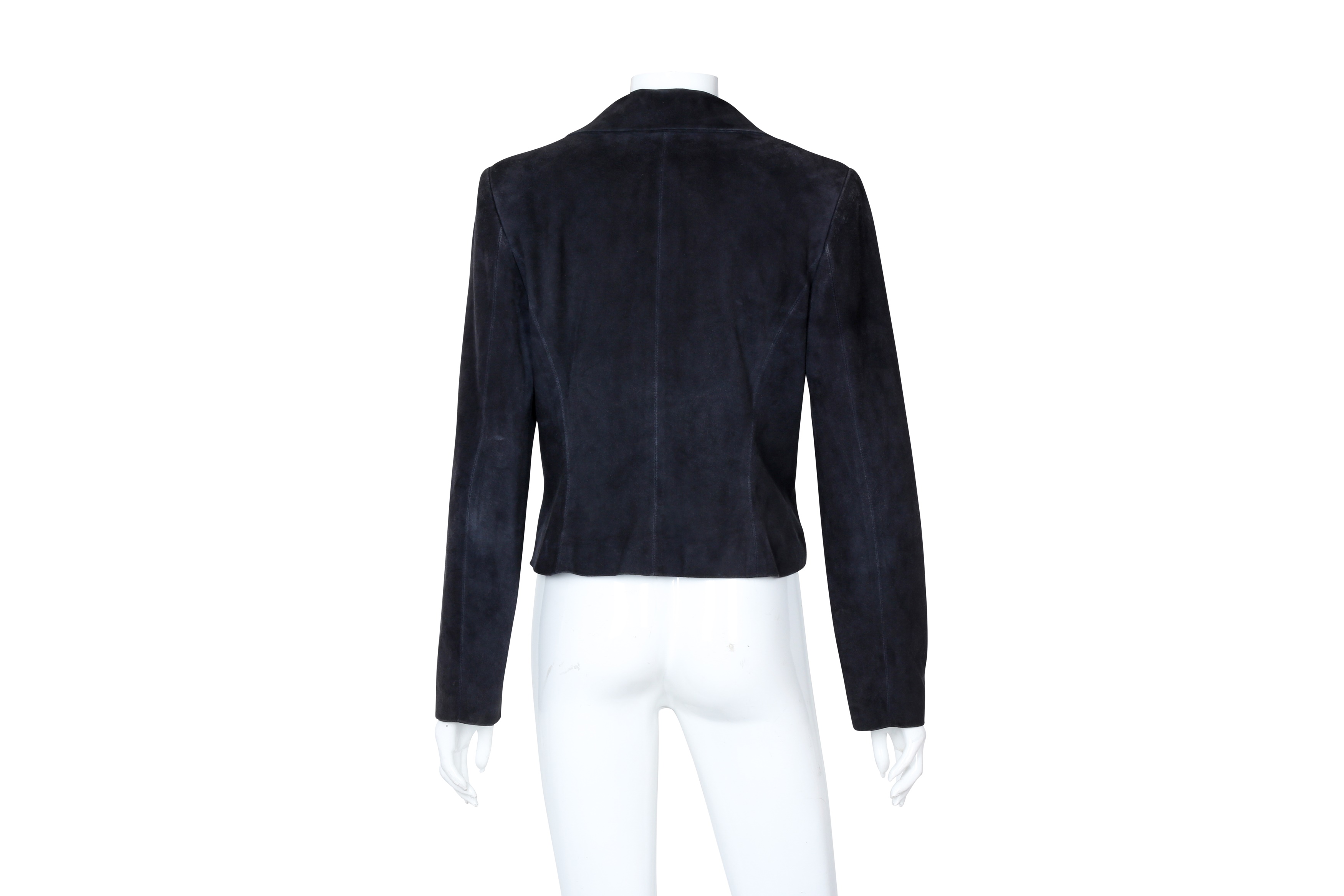 lot-166-chanel-navy-suede-short-blazer-size-38