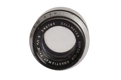 Lot 342 - A Dallmeyer 1 1/2" (38mm) f/1.9 Super-Six Anastigmat Lens