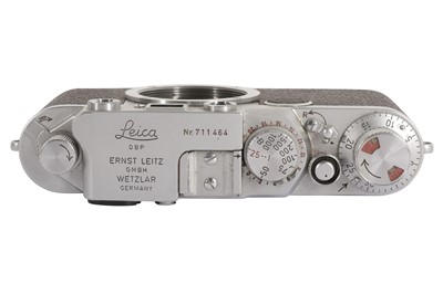 Lot 130 - A Leica IIF Red Dial Rangefinder Camera Body