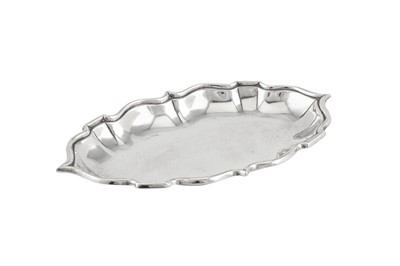 Lot 512 - A George II sterling silver spoon tray, London 1741 by Thomas Whipham & William Williams (reg. 1st May 1740)
