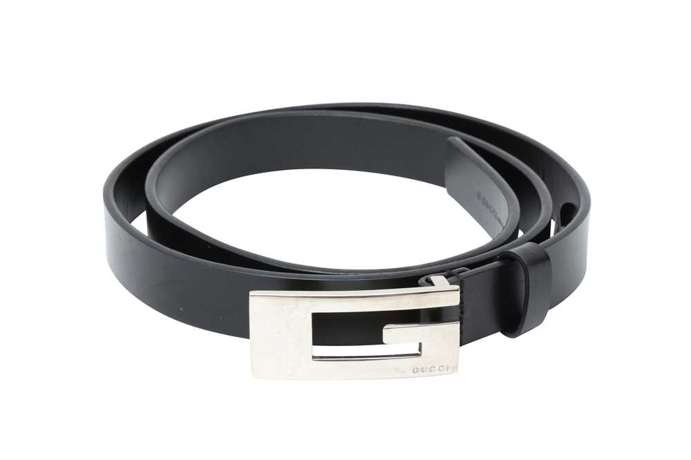 Gucci square store g belt