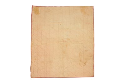 Lot 479 - AN OTTOMAN LADIES' SILK PRAYER MAT