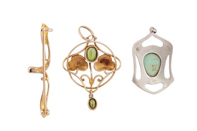 Lot 120 - Murrle, Bennet & Co. | Three Art Nouveau jewels, circa 1900