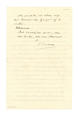 Lot 370 - Zeeman (Pieter)