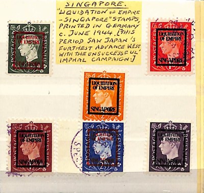 Lot 112 - STAMPS - BRITISH COLONIES SINGAPORE