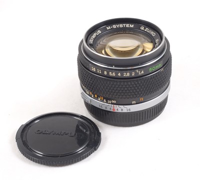 Lot 82 - A Rare Olympus "Silver Nose" 50mm f1.4 M-System Lens.