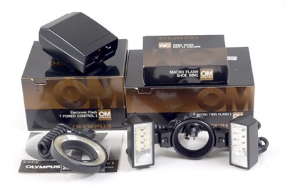 Lot 89 - Olympus Macro & Ring Light Collection.