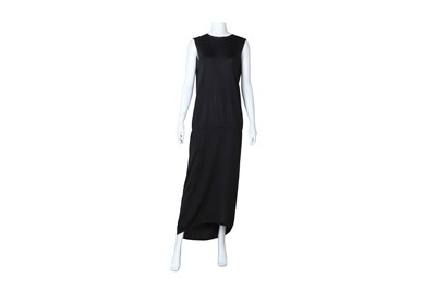 Lot 42 - Brunello Cucinelli Black Cashmere Maxi Dress - Size XL