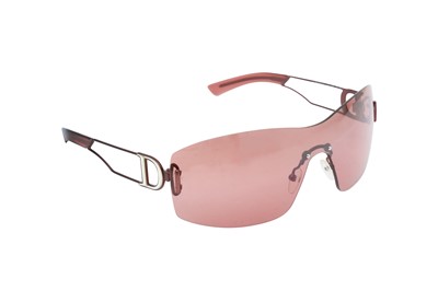 Lot 50 - Christian Dior Pink D Shield Sunglasses