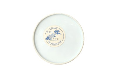 Lot 169 - A CHINESE BLUE AND WHITE CUP AND SAUCER FROM THE NANKING CARGO