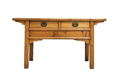 Lot 1 - A CHINESE YUMU WOOD ALTAR TABLE