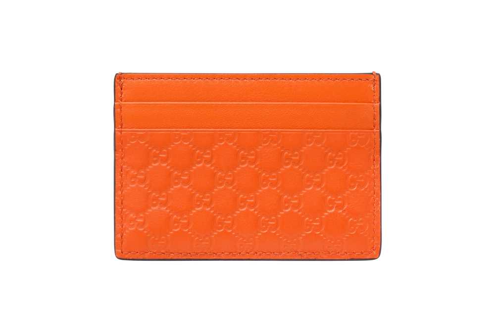 Lot 187 - Gucci Orange Guccissima Card Holder