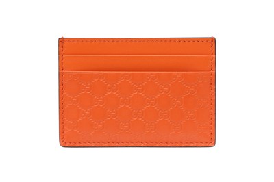 Lot 187 - Gucci Orange Guccissima Card Holder