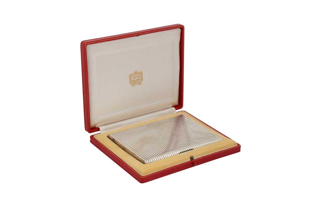 cartier silver cigarette case Lot 33 cartier silver cigarette case Lot 33