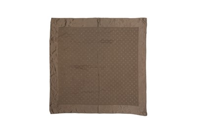 Lot 176 - Louis Vuitton Khaki Silk Monogram Scarf