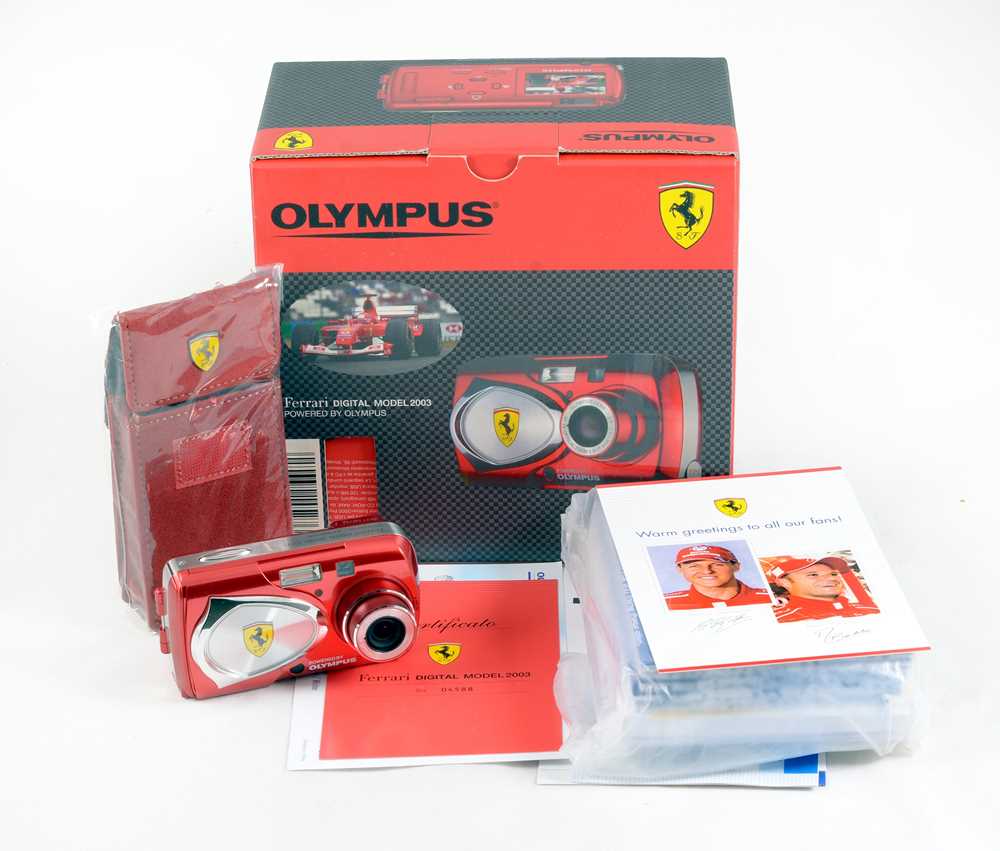 Lot 21 - Olympus Limited Edition Camera Ferrari
