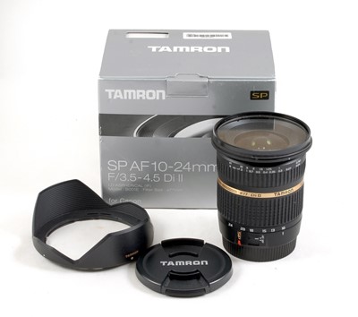 Lot 1338 - Tamron 10-24mm f3.5-4.5 DiII SP Lens, Canon EOS Fit.