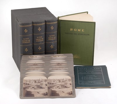 Lot 442 - Full Set of Underwood & Underwood "Rome Through the Stereoscope" Stereo Cards.