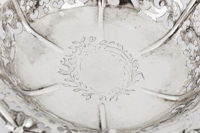Lot 466 - A George III sterling silver epergne basket, London circa 1770 by Thomas Pitts
