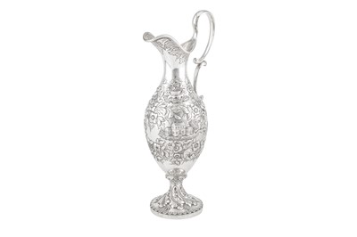 Lot 293 - An early to mid-19th century American silver ewer, Baltimore, Maryland circa 1840 by Samuel Kirk and Co