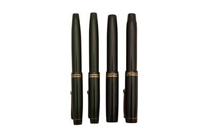 Lot 91 - A GROUP OF FOUR PARKER FOUNTAIN PENS