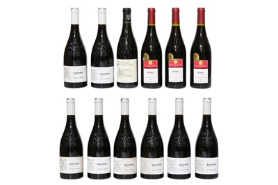 Lot 161 - Assorted Rhône Valley Red Wine: Xavier Vignon, Cotes du Rhône, 2018, eight bottles and four others